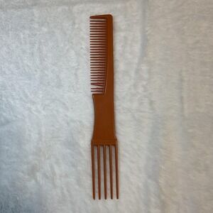 Vintage Ace Hair Pick Comb 80's Retro‎ Hair Styling Brown